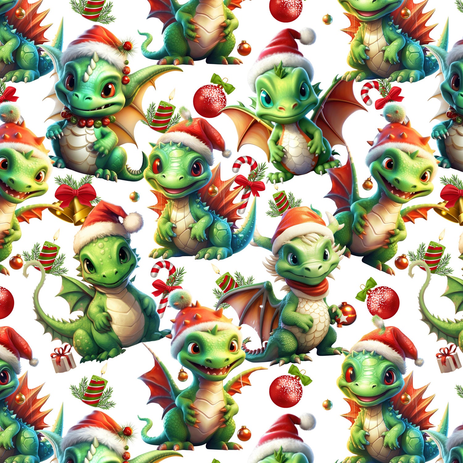 Stoffvorbestellung "Weihnachts-Drache"